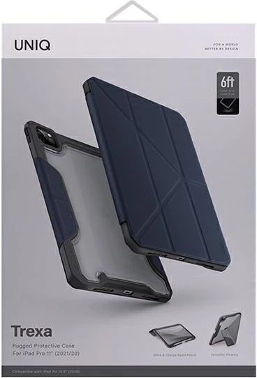 Zaščitni ovitek UNIQ Trexa za iPad Pro 11'' 2021/2020, modra