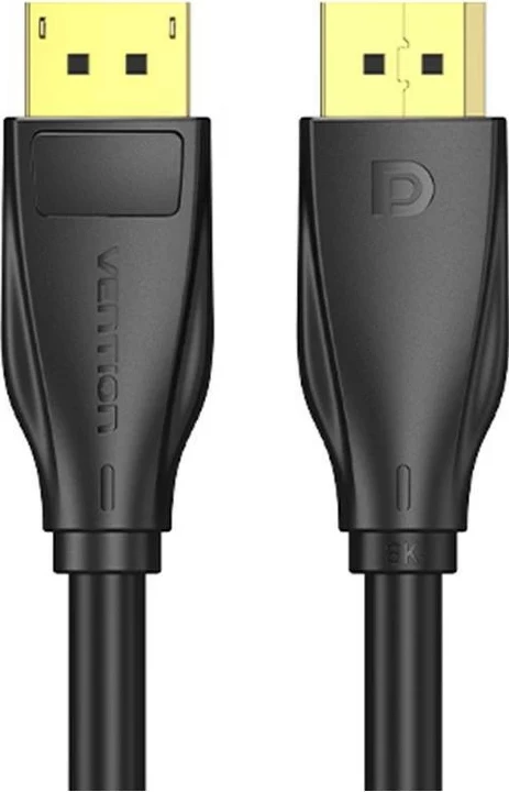Kabel DisplayPort 1.4, 8K 60Hz / 4K 120Hz, 2 m, črn – Vention