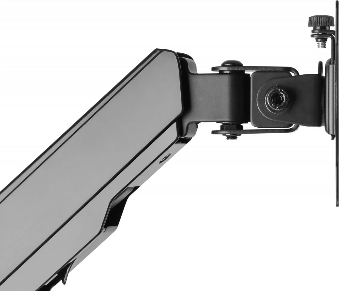 Stenski nosilec za monitor, tipkovnico in računalnik Digitus DA-90372, do 32 palcev, črn