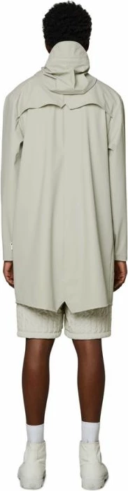 Daljša jakna Rains, model Long, unisex, zelena