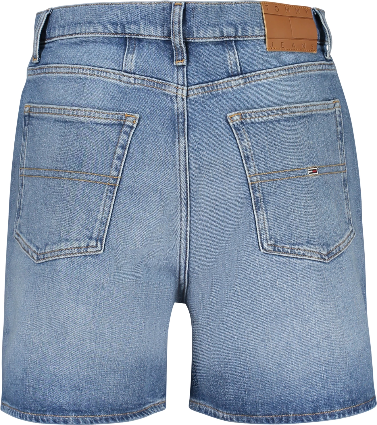 Kratke hlače ženske MOM SHORT, TOMMY HILFIGER, modre