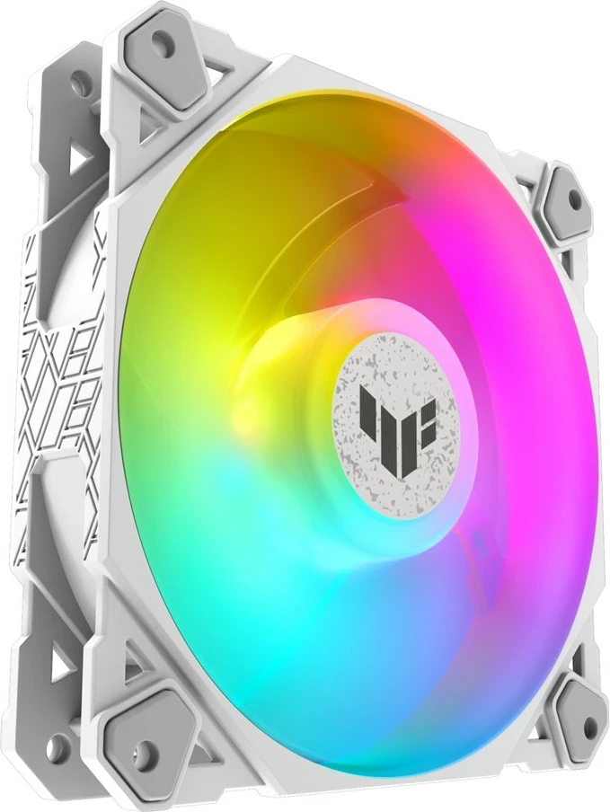 Ventilatorji 12 cm, 3 kosi, beli, ARGB - ASUS TUF GAMING TF120 WHITE EDITION