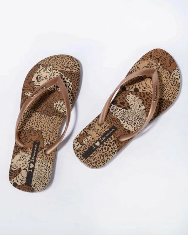 Papuče Ipanema, ženske, rjava