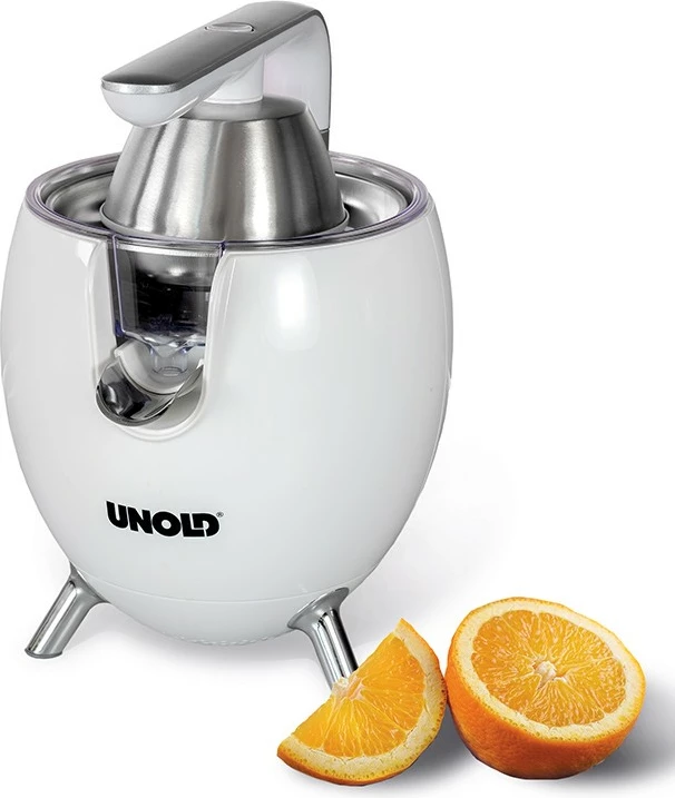 Ročni citrusni sokovnik UNOLD Power Juicy, 1100 W, bel