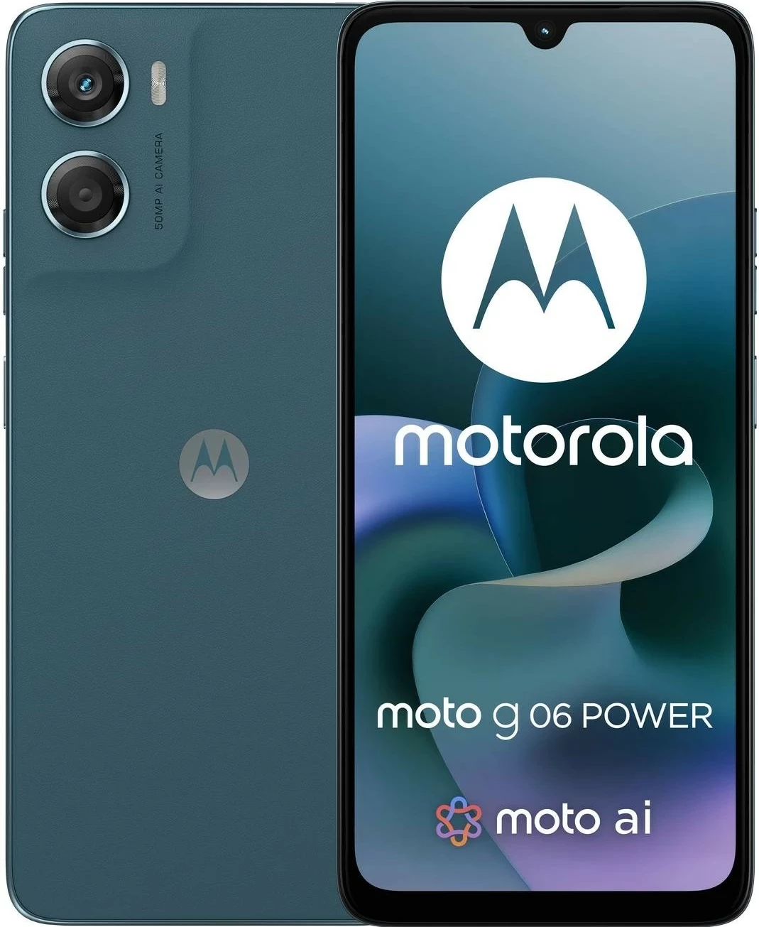 Pametni telefon Motorola Moto G06 Power, 4/64GB, Dual SIM, modra