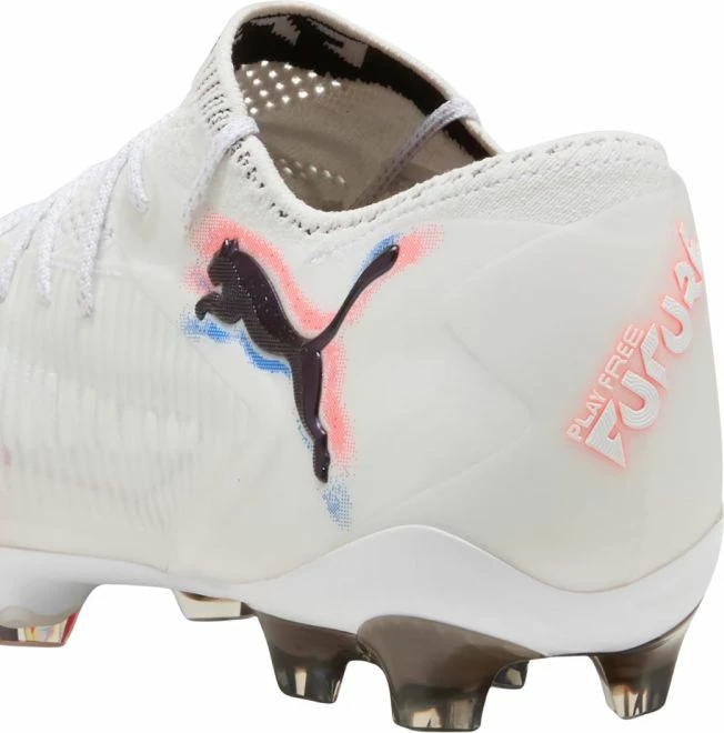 Superge za nogomet, bele-oranžne, Puma Future 8 Ultimate Low FG za moške