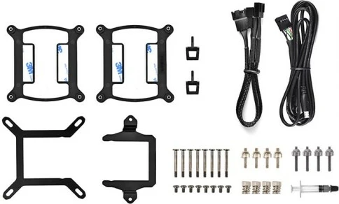 Vodeno hlajenje za CPU Thermaltake Toughliquid Ultra 280, 2,1" LCD, 2x140 mm, črno