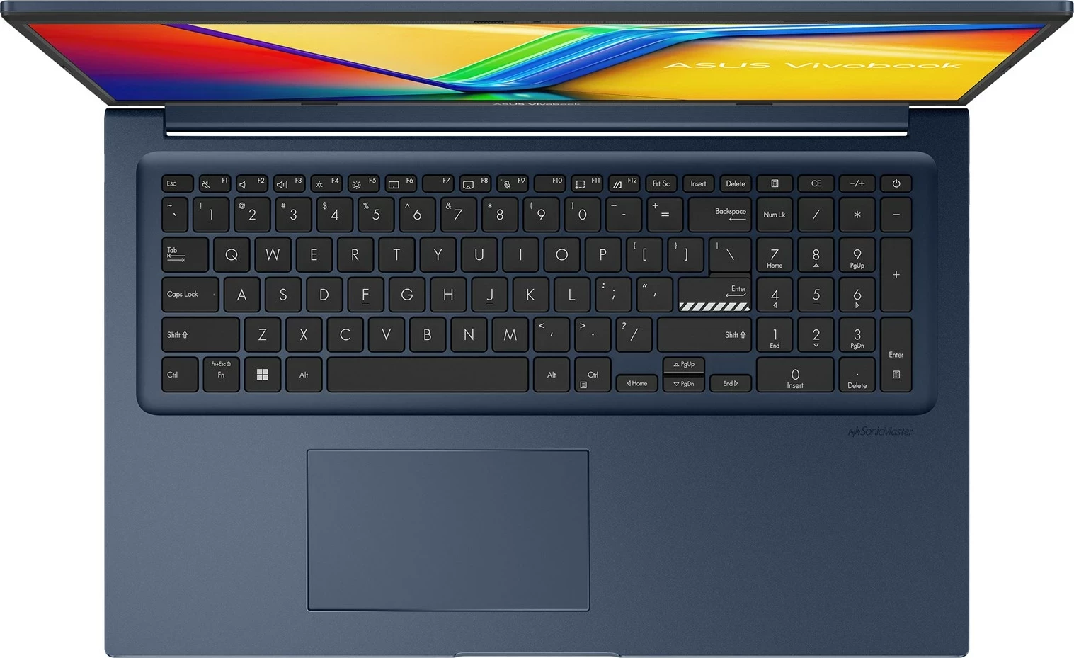 Prenosnik 17,3" ASUS Vivobook X1704ZA-I38512, Intel Core i3-1215U, 8 GB RAM, 512 GB SSD, Quiet Blue