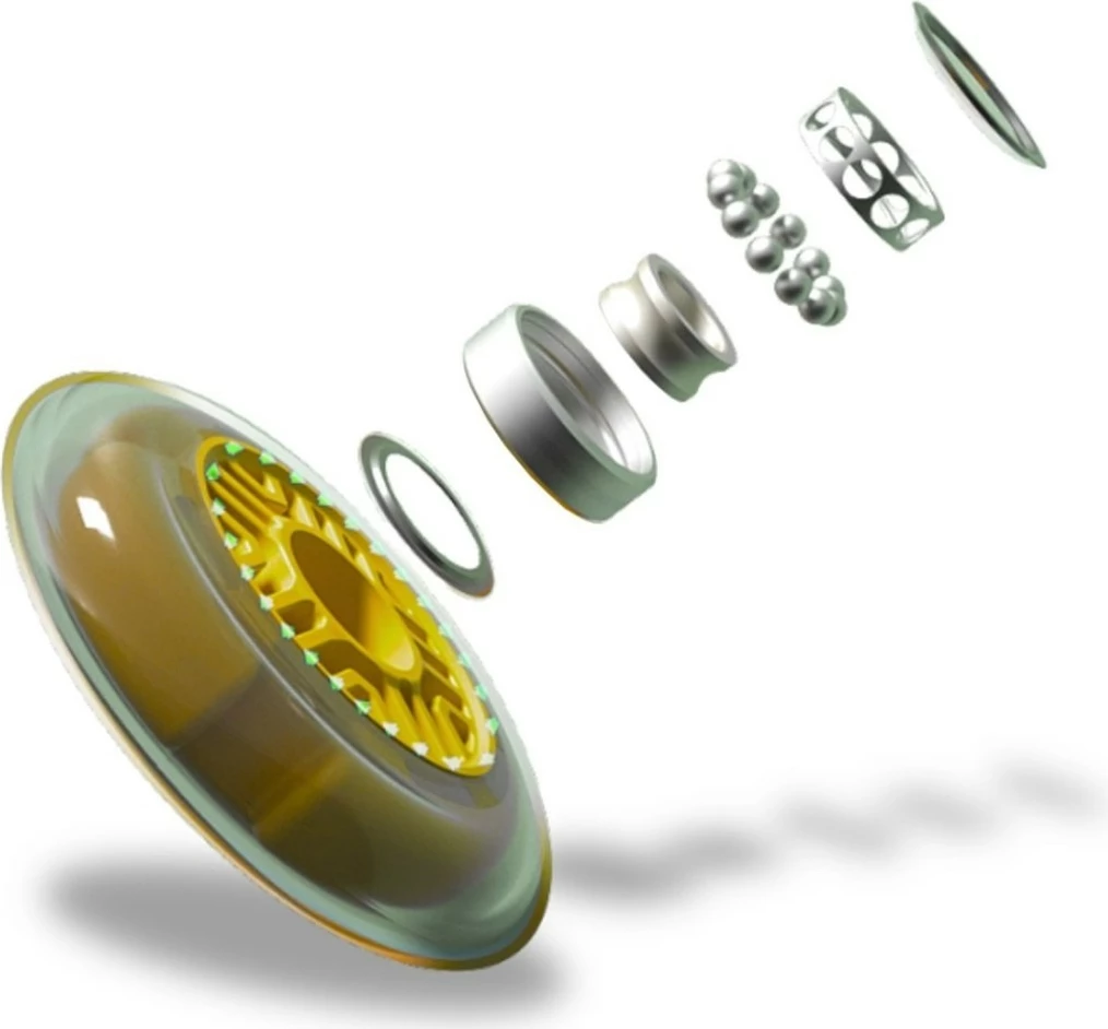 Igrača ride-on Milly Mally Gravity Gaiter, 4 kolesa, zelena/rumena