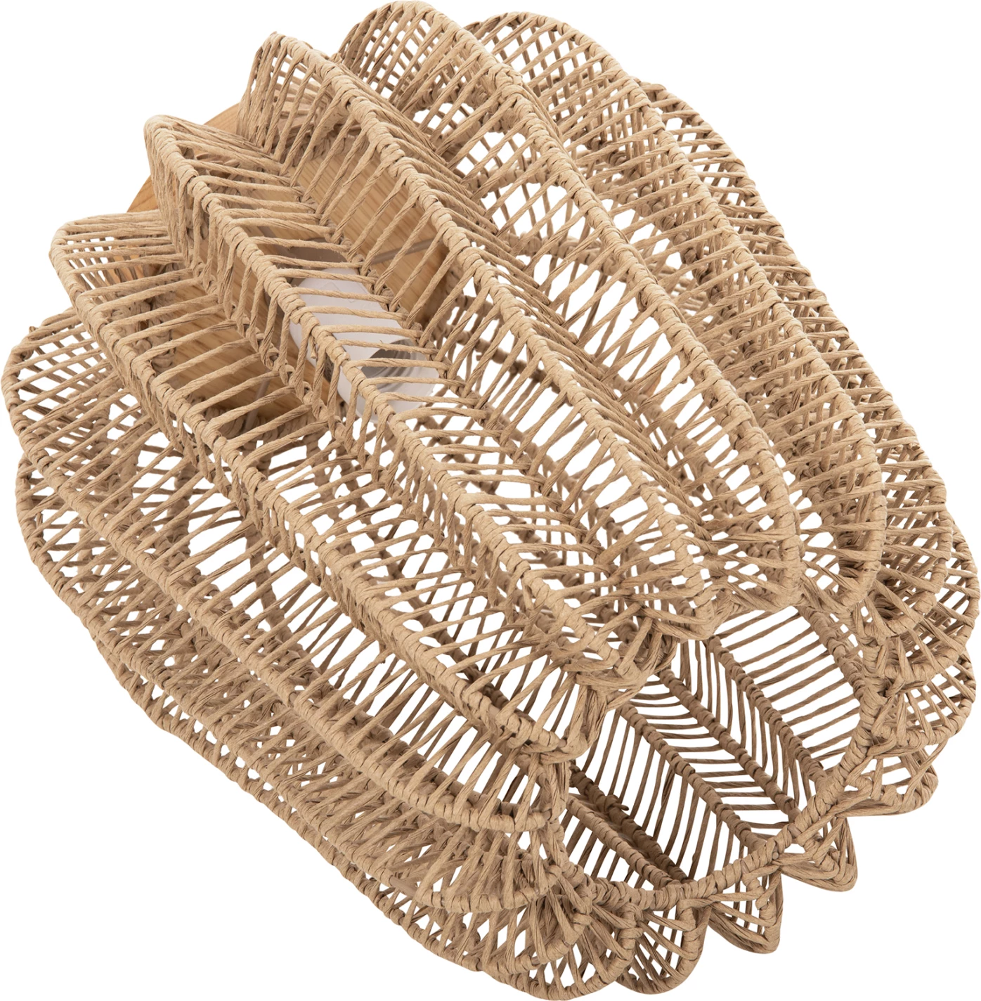 Namizna svetilka FH4350 kovinski okvir - papirnata vrv v naravni barvi Φ29Χ34Hcm