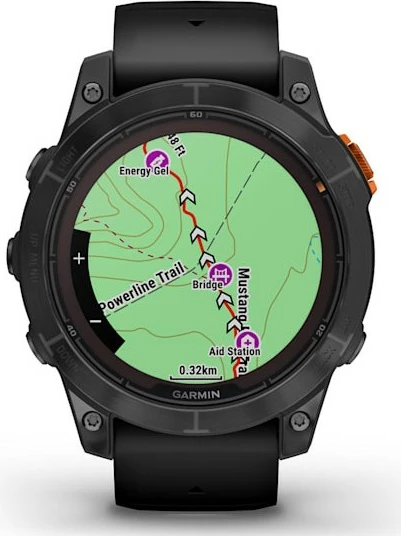 Napredna pametna ura z sončnim polnjenjem Garmin Fenix 7 Pro Solar 47 mm črno/siva