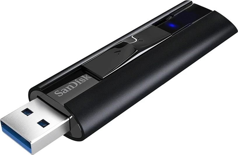 USB 512 GB SanDisk Extreme PRO, USB Type-A 3.2 Gen 1, alumin, črn USB 512 GB SanDisk Extreme PRO, USB Type-A 3.2 Gen 1, alumin, črn