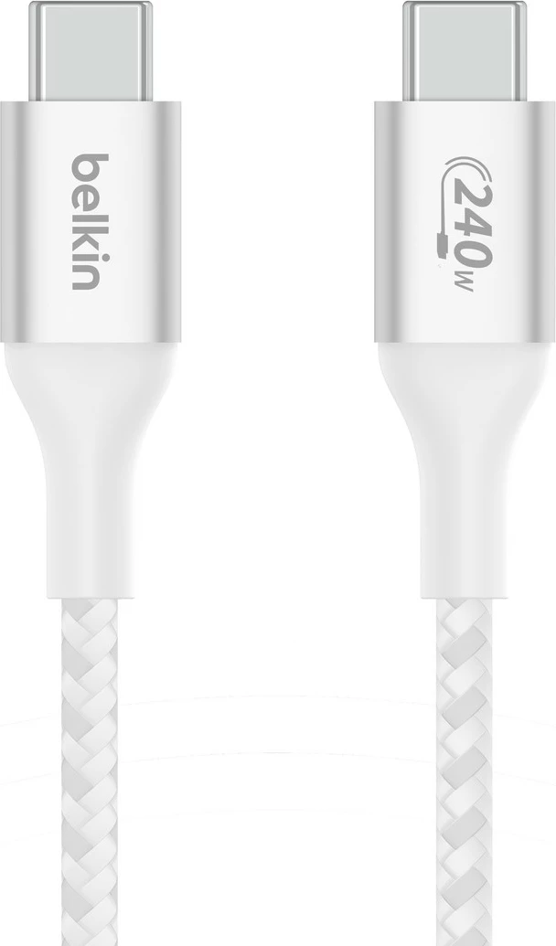 USB-C kabel, Belkin CAB015bt1MWH, 1 m, USB 2.0, bel