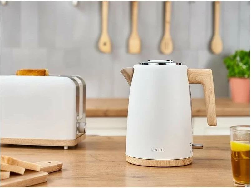 Električni čajnik 1,7 L Lafe Scandi PRO, bel