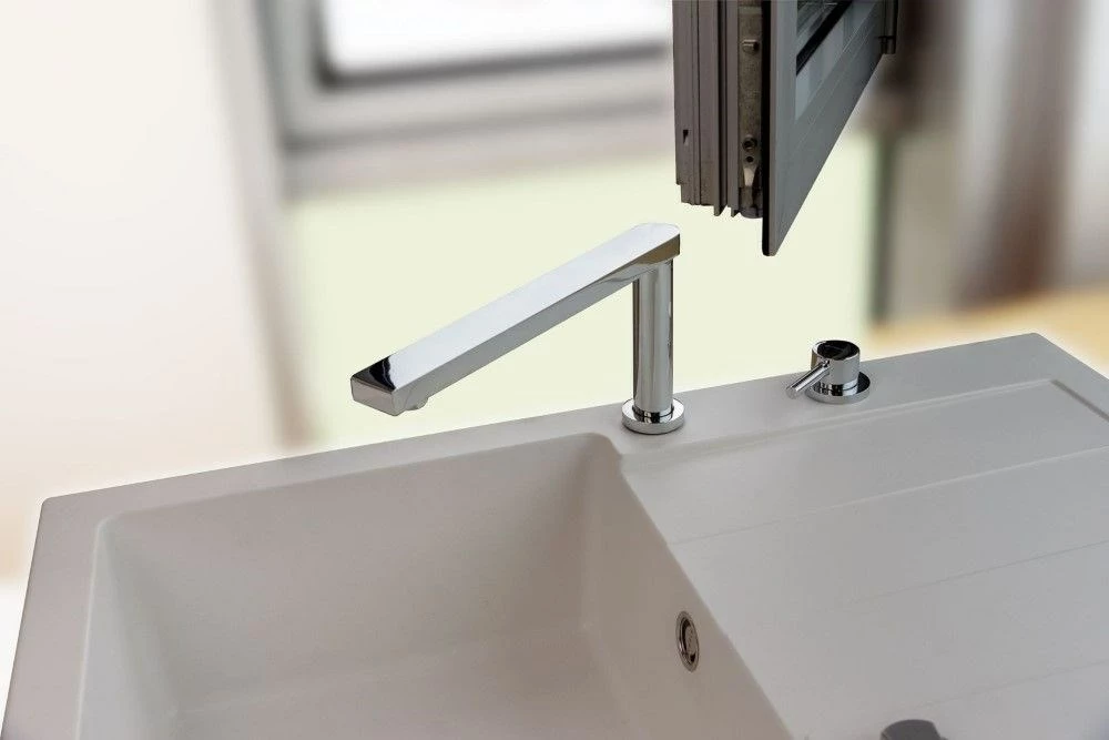 Kuhinjska armatura PYRAMIS SATELLITA 3/8', kovina, krom