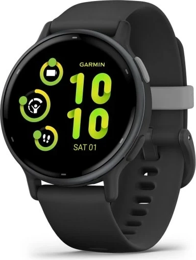 Pametna ura Garmin Vivoactive 5, 1.2" AMOLED, GPS, črna