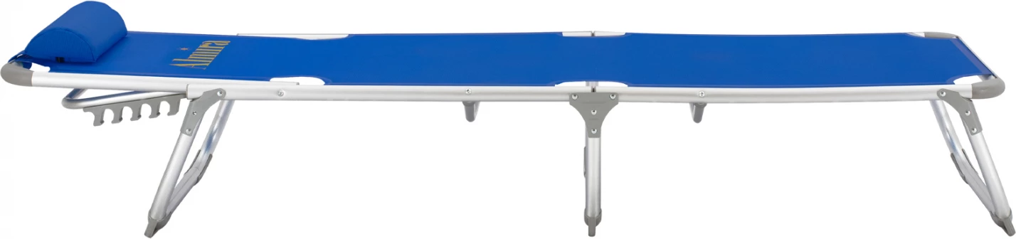 Ležalnik za plažo FH5054.01 težki tip modri aluminij 188x58x28-80 cm