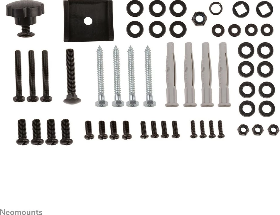 Stropni nosilec za monitor/TV Neomounts FPMA-C060BLACK, 10–40 palcev, nastavljiva višina, črn Stropni nosilec za monitor/TV Neomounts FPMA-C060BLACK, 10–40 palcev, nastavljiva višina, črn