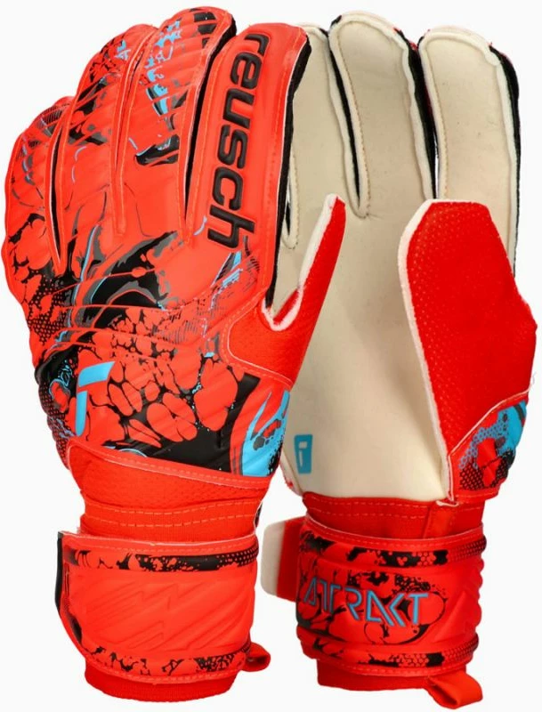 Rokavice za vratarja Reusch Attrakt Solid, rdeče