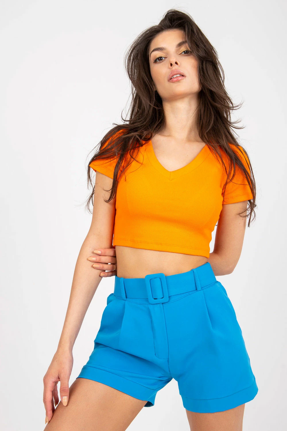 Kratke hlače za ženske Italy Moda 166316, modre