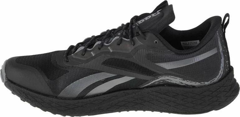 Tekstilne in sintetične tekaške atletske copate, Reebok, črne Tekstilne in sintetične tekaške atletske copate, Reebok, črne