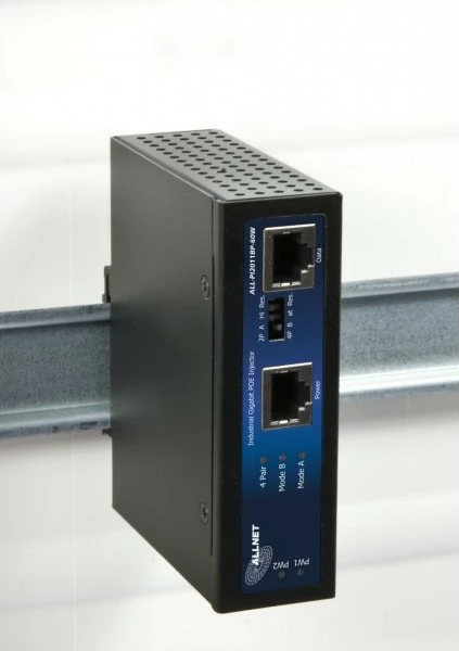 Neupravljen Gigabit Ethernet stikalo ALLNET 134036, PoE, montaža na steno