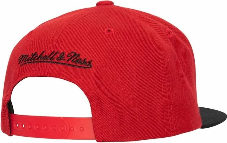 Klobuk Mitchell & Ness NBA Chicago Bulls za moške, rdeč