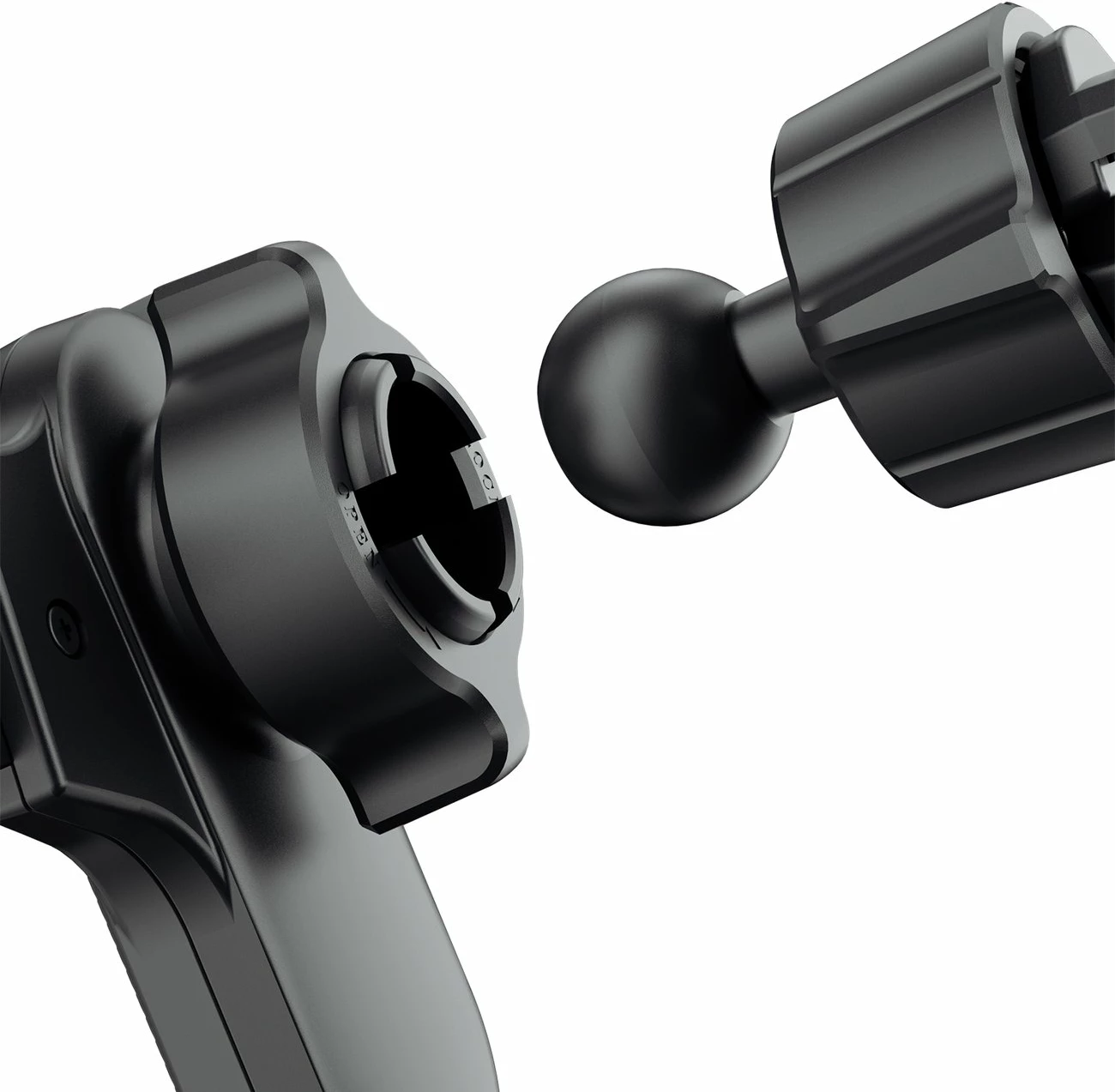 Gravitacijsko držalo za pametni telefon za avto Dudao F7s, montaža na rešetko prezračevalnika, 360° vrtenje, za 4,7–6,9", črno