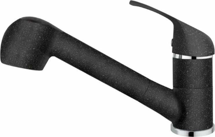 Kuhinjski mešalnik granitni Pyramis Fido 090920138, črn z madežki