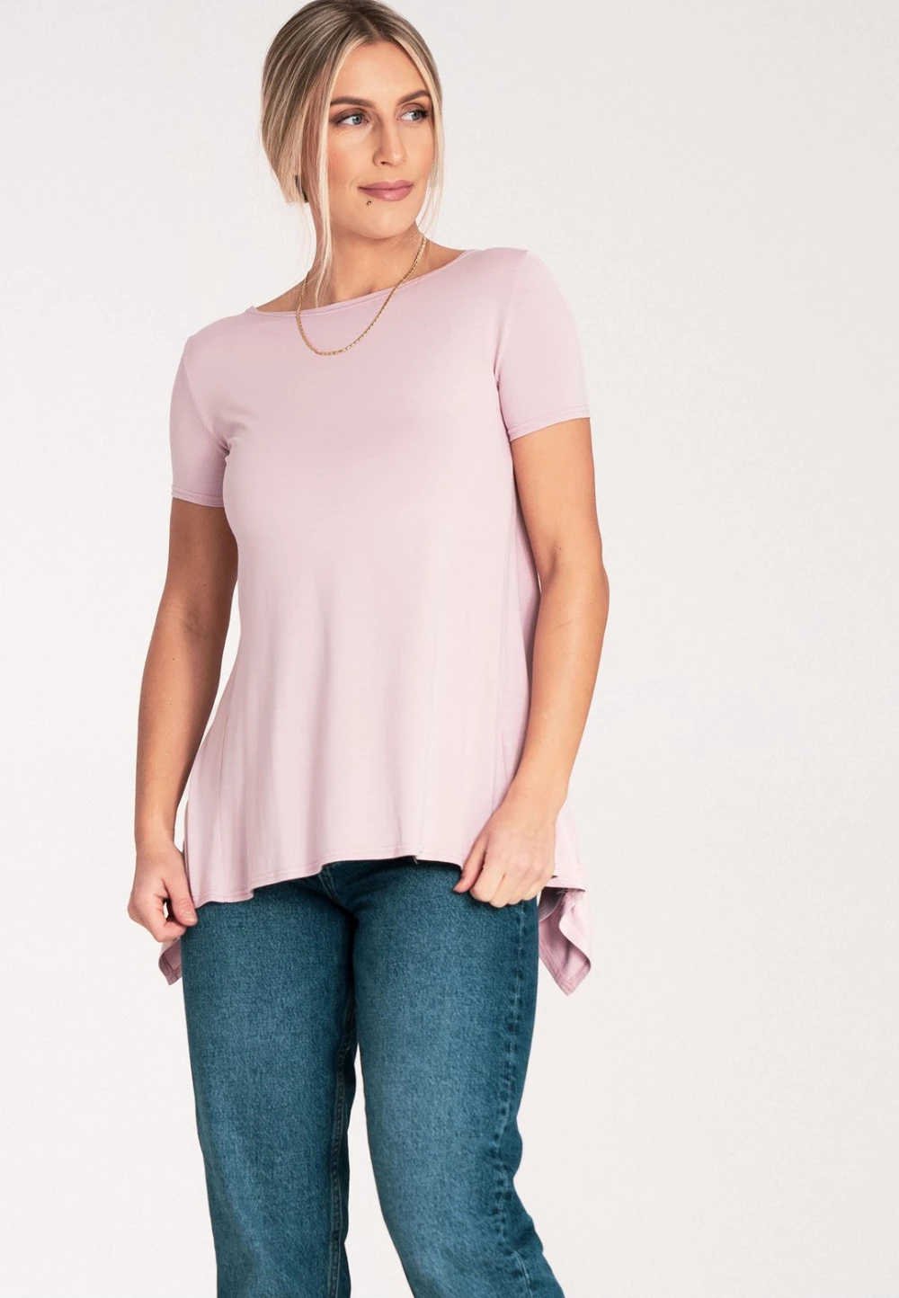 Elegantna bluza Figl 204337, roza