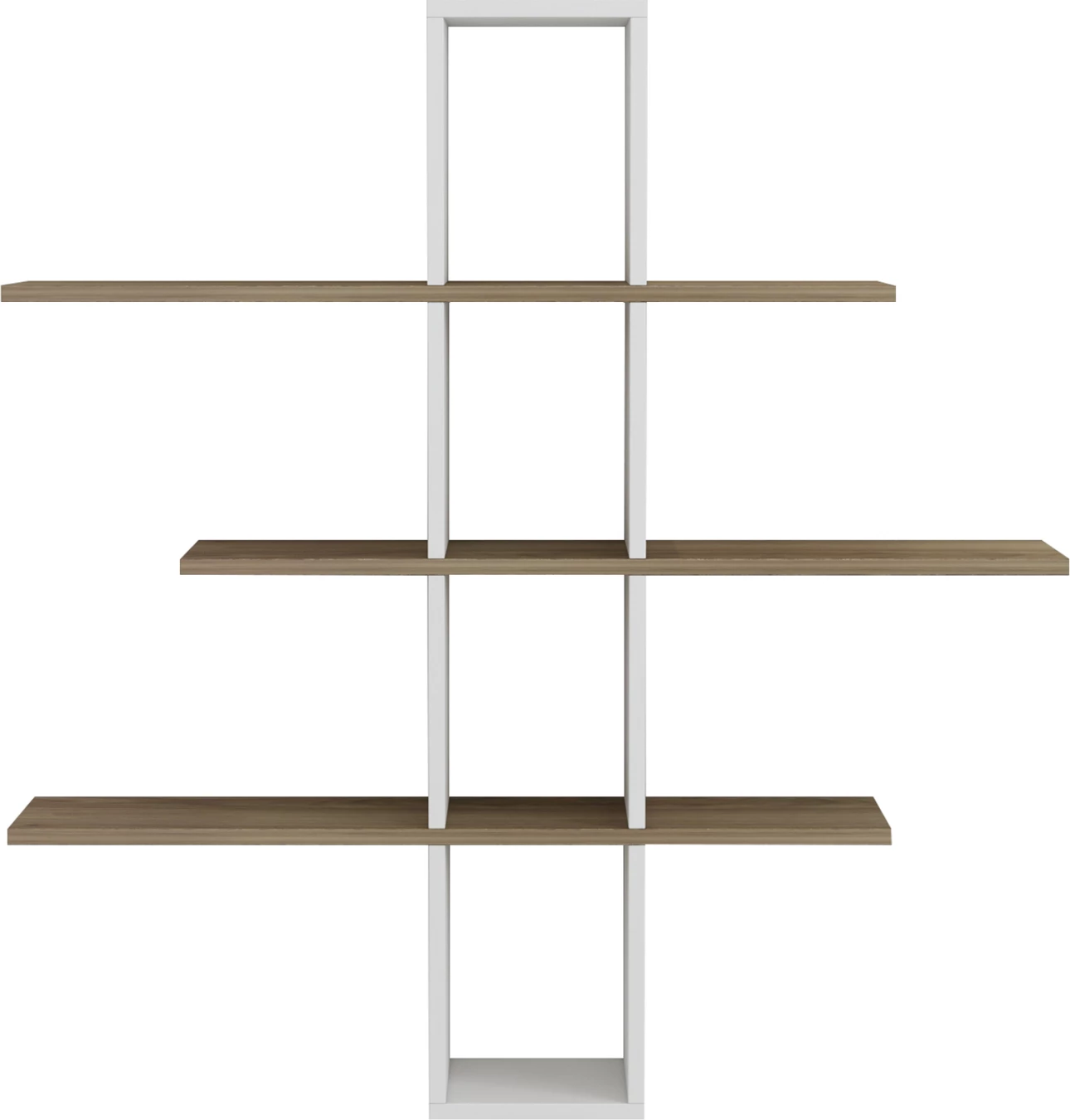 Stenske police DOMINIC FH8976.11 melamin v naravno-beli 96x19,5x101Hcm