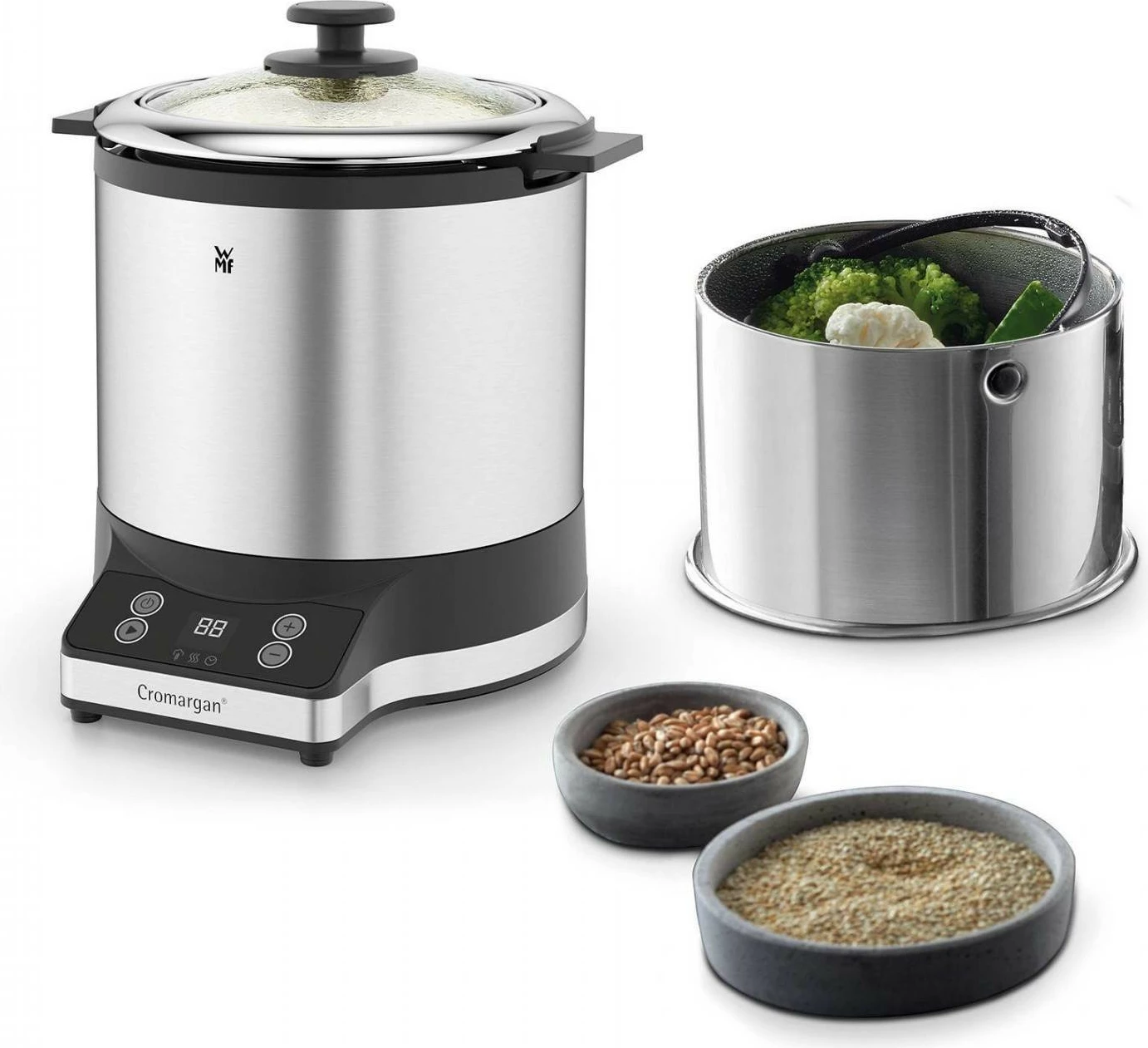 Kuhalnik riža WMF KÜCHENminis 0415260011 z Lunch-to-go-Box, nerjaveče jeklo