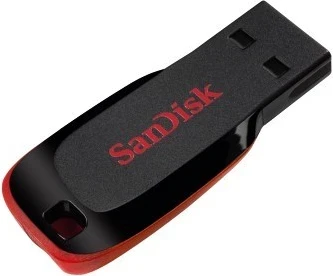 USB ključ 64 GB, črn in rdeč Sandisk Cruzer Blade USB ključ 64 GB, črn in rdeč Sandisk Cruzer Blade