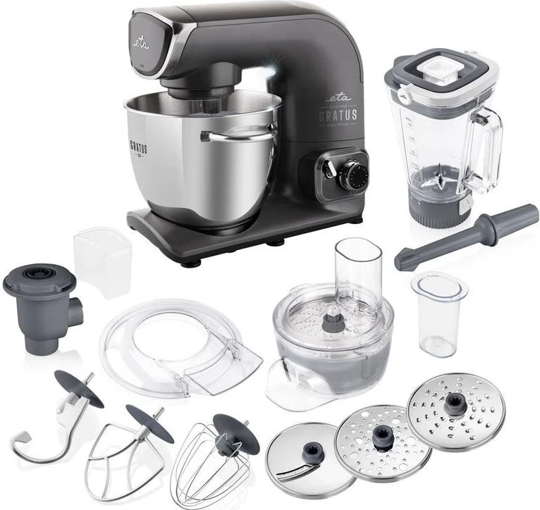 Množičen kuhinjski mešalnik Gratus Max Evo, 8 hitrosti, 5,5 L, črn