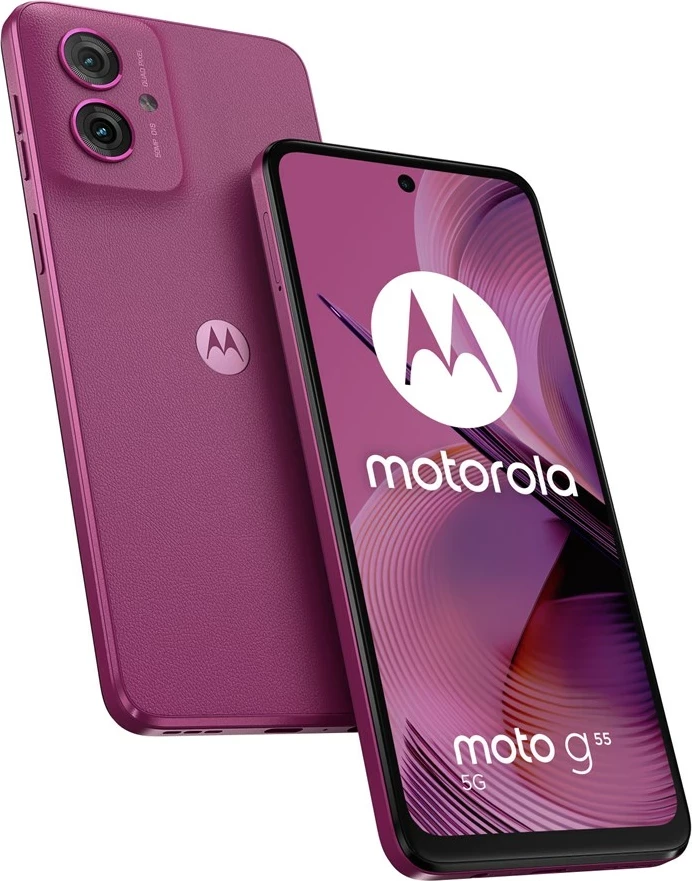 Pametni telefon Motorola moto g55 5G, 6,49", 8 GB RAM, 256 GB, Android 14, vijolična