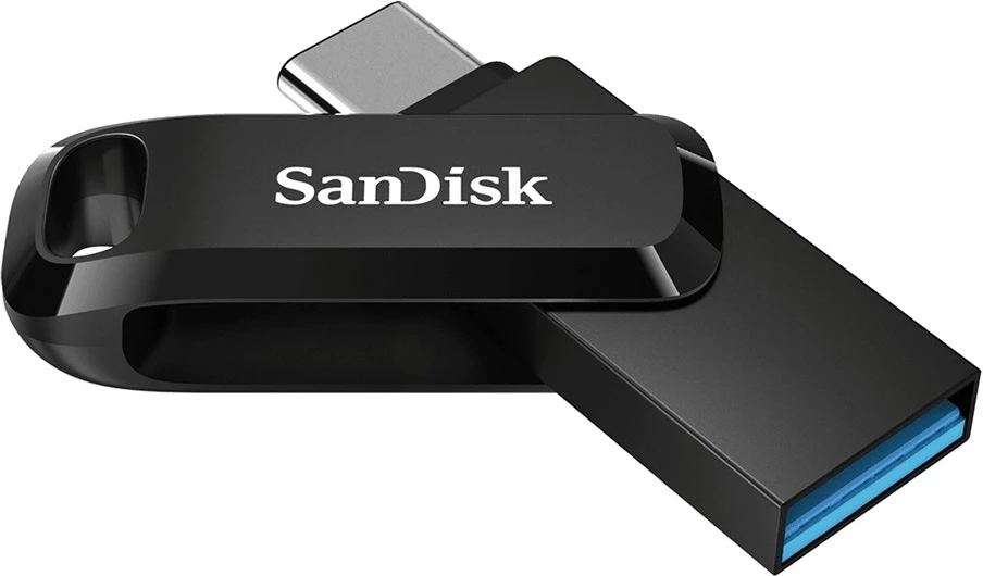 USB ključ SanDisk Ultra, 128 GB, črn, srebrn