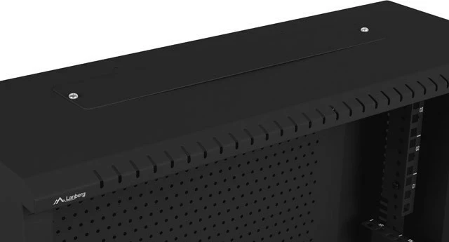 Stenska rack omara LANBERG 19 palcev 7U (4U+3U) 540x200, črna