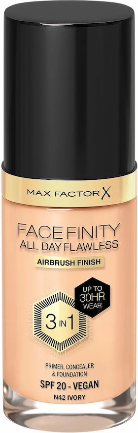 Teksta za obraz Max Factor Facefinity All Day Flawless 3-v-1 N42 Ivory za ženske 30 ml