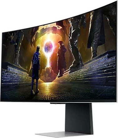 34'' QD-OLED ultraširok monitor, Samsung Odyssey G8, 175Hz, srebrn 34'' QD-OLED ultraširok monitor, Samsung Odyssey G8, 175Hz, srebrn