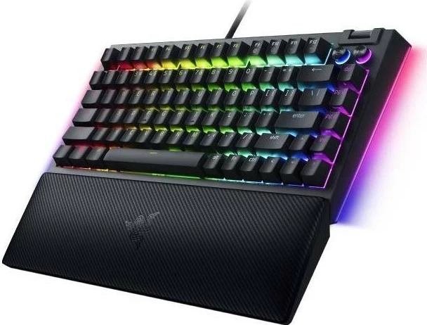 Mehanska igralska tipkovnica, Razer BlackWidow V4, 75% Intl. US, RGB