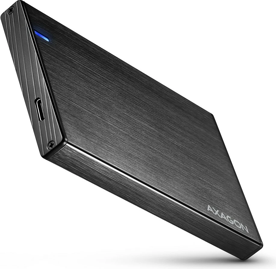 Računalniško ohišje za zunanje diske AXAGON EE25-XA6C, 2,5", USB-C 3.2 Gen 1, aluminij, črno