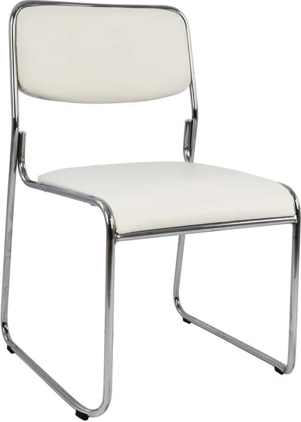 Konferenčni pisarniški stol FH1019.02 bele barve 48,5x51,5x77 cm