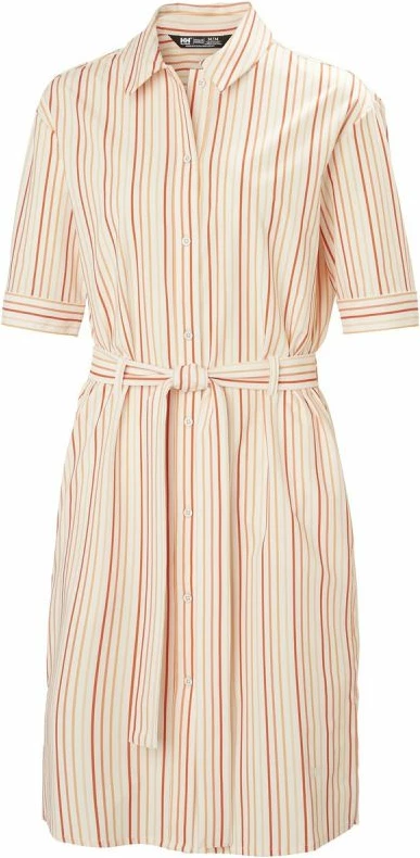 Lahka srajčna obleka Helly Hansen za ženske, bež