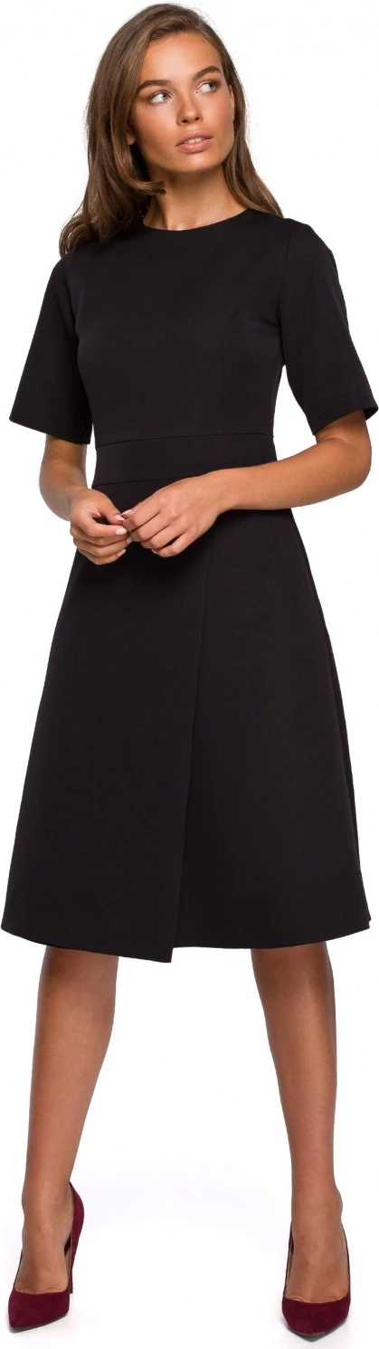 Dnevna obleka Stylove za ženske, črna