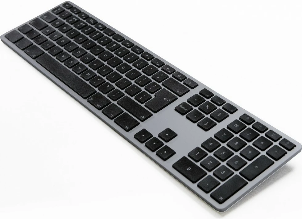 Brezžična tipkovnica Matias FK416BT-UK, Bluetooth, siva