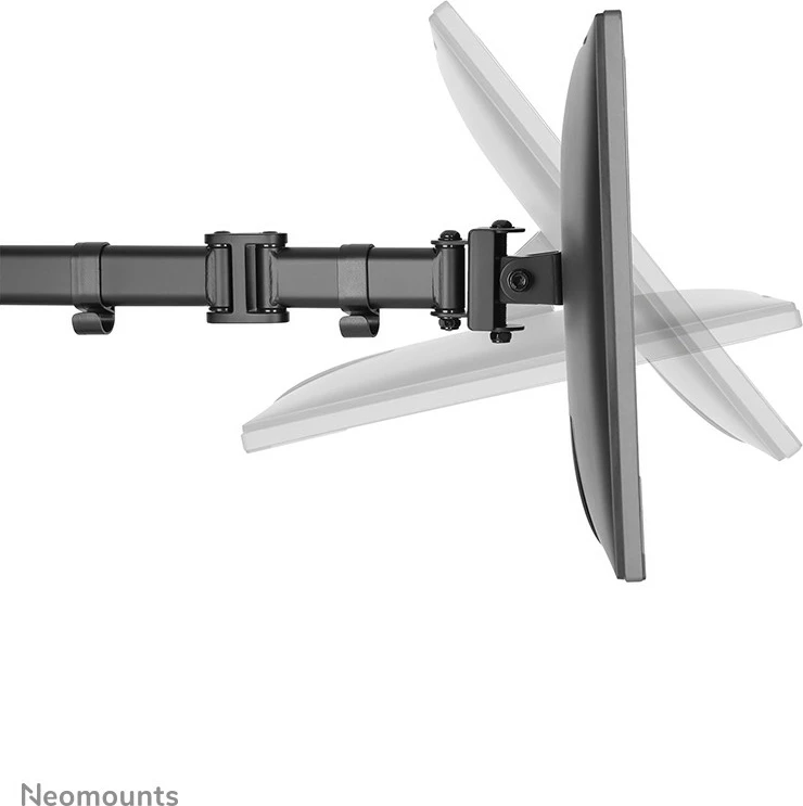 Prilagodljiv krog za monitor, Neomounts NM-D135BLACK, za mizo, 10–27 in, nastavljiva višina, črn Prilagodljiv krog za monitor, Neomounts NM-D135BLACK, za mizo, 10–27 in, nastavljiva višina, črn