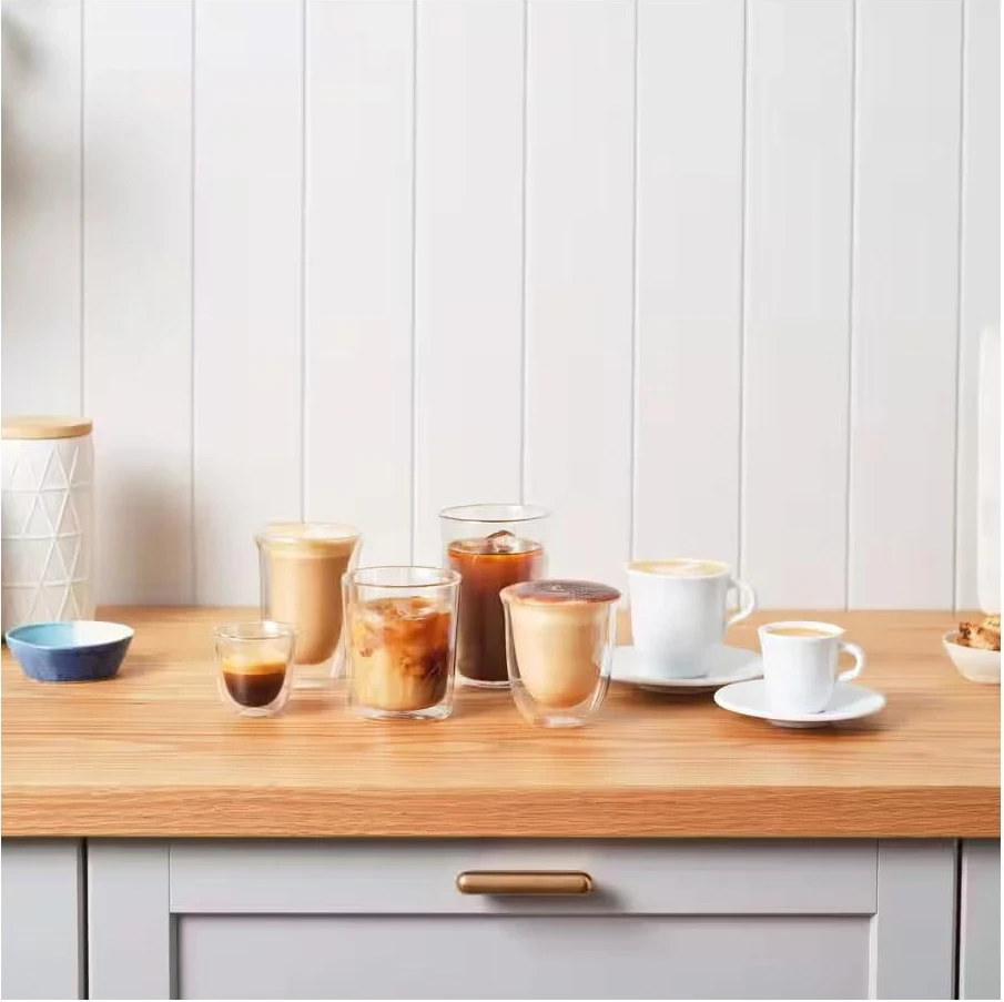 Termične kozarce 480 ml, DeLonghi DLSC319, prozorne