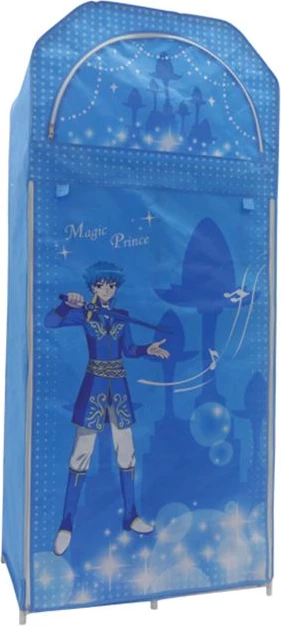 Tkaninska garderoba FH250.05 modra 70Χ43Χ157