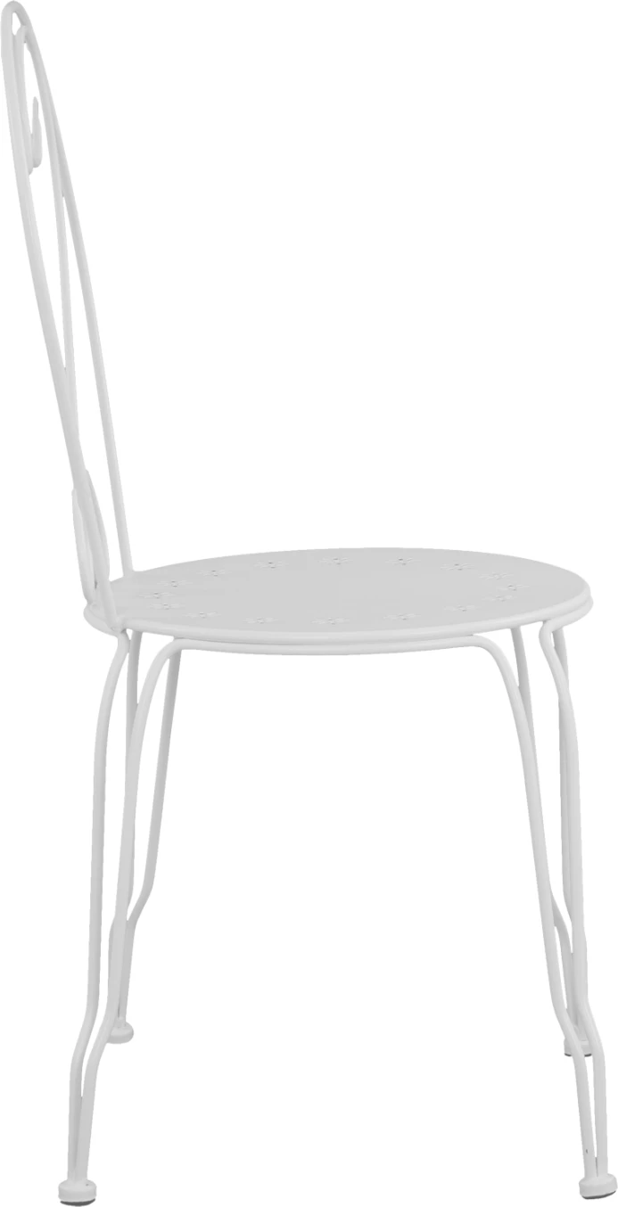 Kovinski stol Amore bel 42x48x90 cm FH5007.12