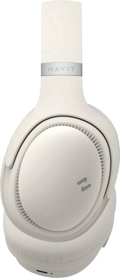 Over-ear udobne slušalke HAVIT H630BT, Bluetooth 5.3, z mikrofonom, bež